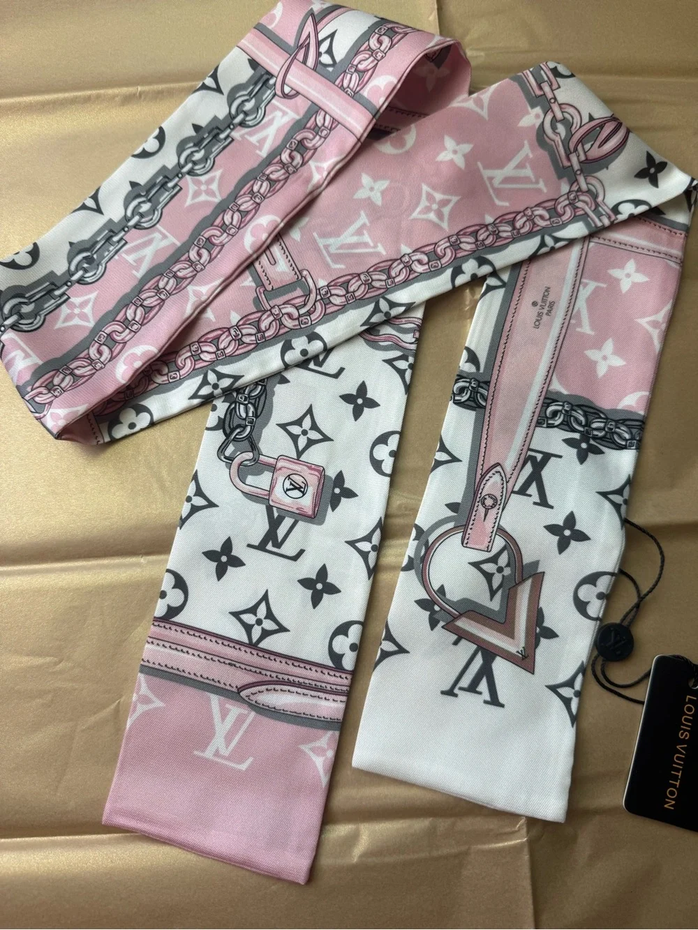 Louis Vuitton Flower and Straps BB Bandeau Scarf Ultimate Monogram NWT No Box